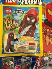 Lego Marvel Spiderman Aylık Dergi - Fransızca (Miles Moraeles Figür)