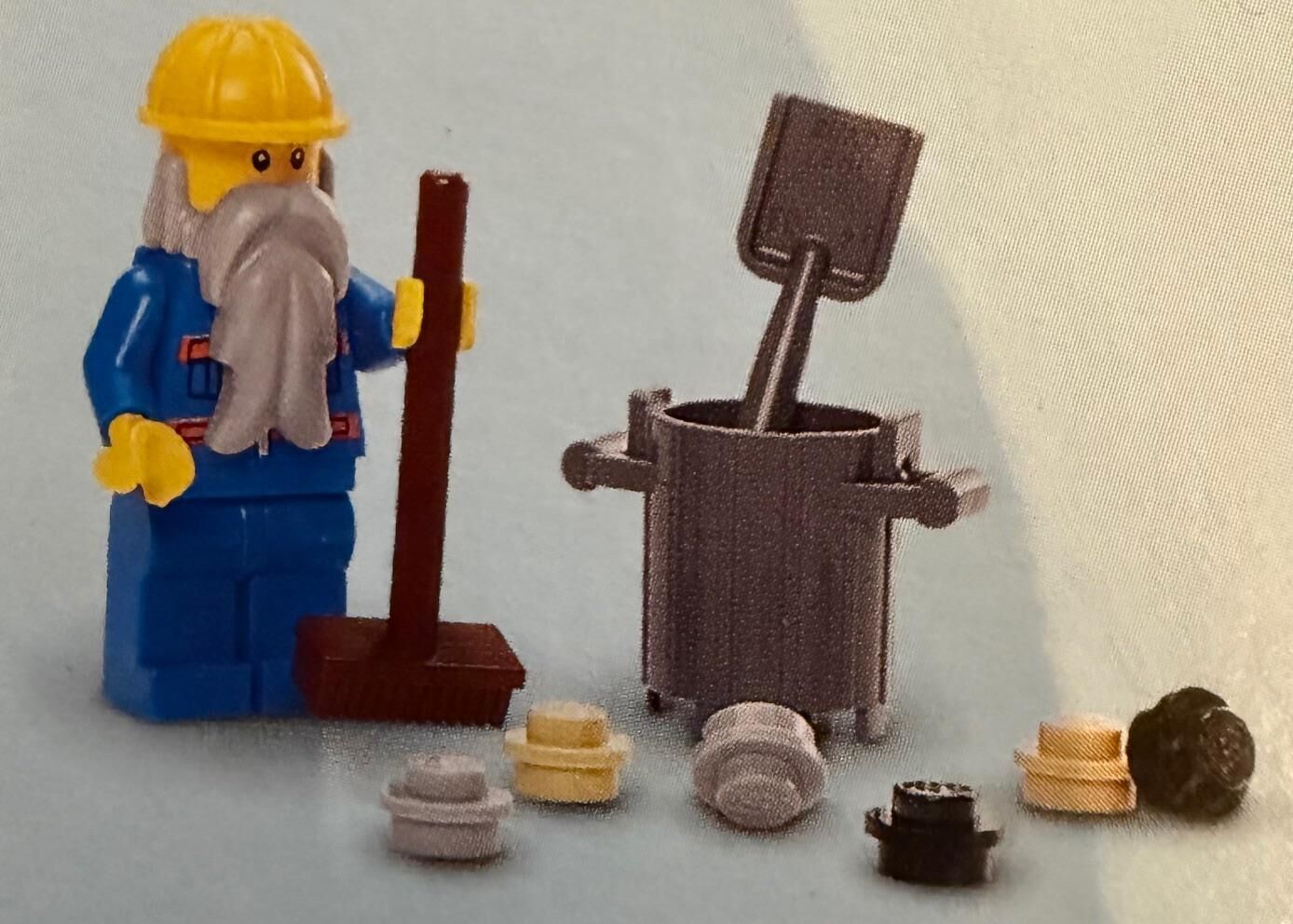 Lego Minifigür Blue Jacket with Pockets and Orange Stripes cty0123a