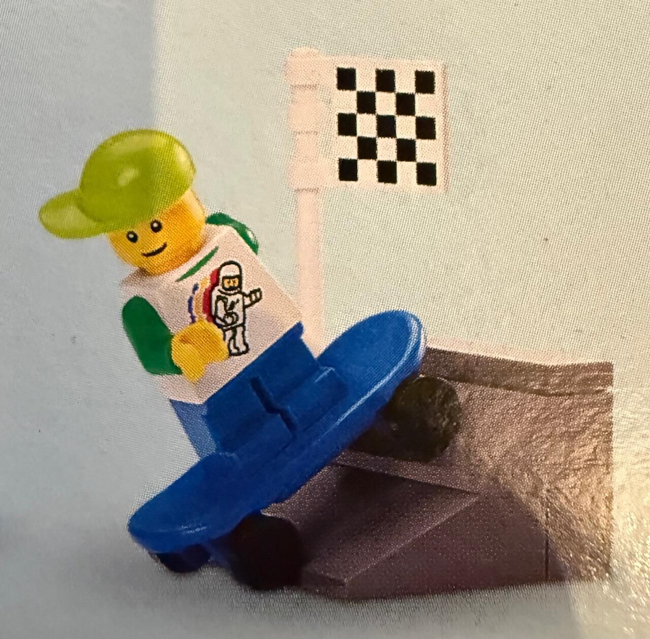 Lego Minifigür Classic Space Minifigure Floating Pattern twn131b