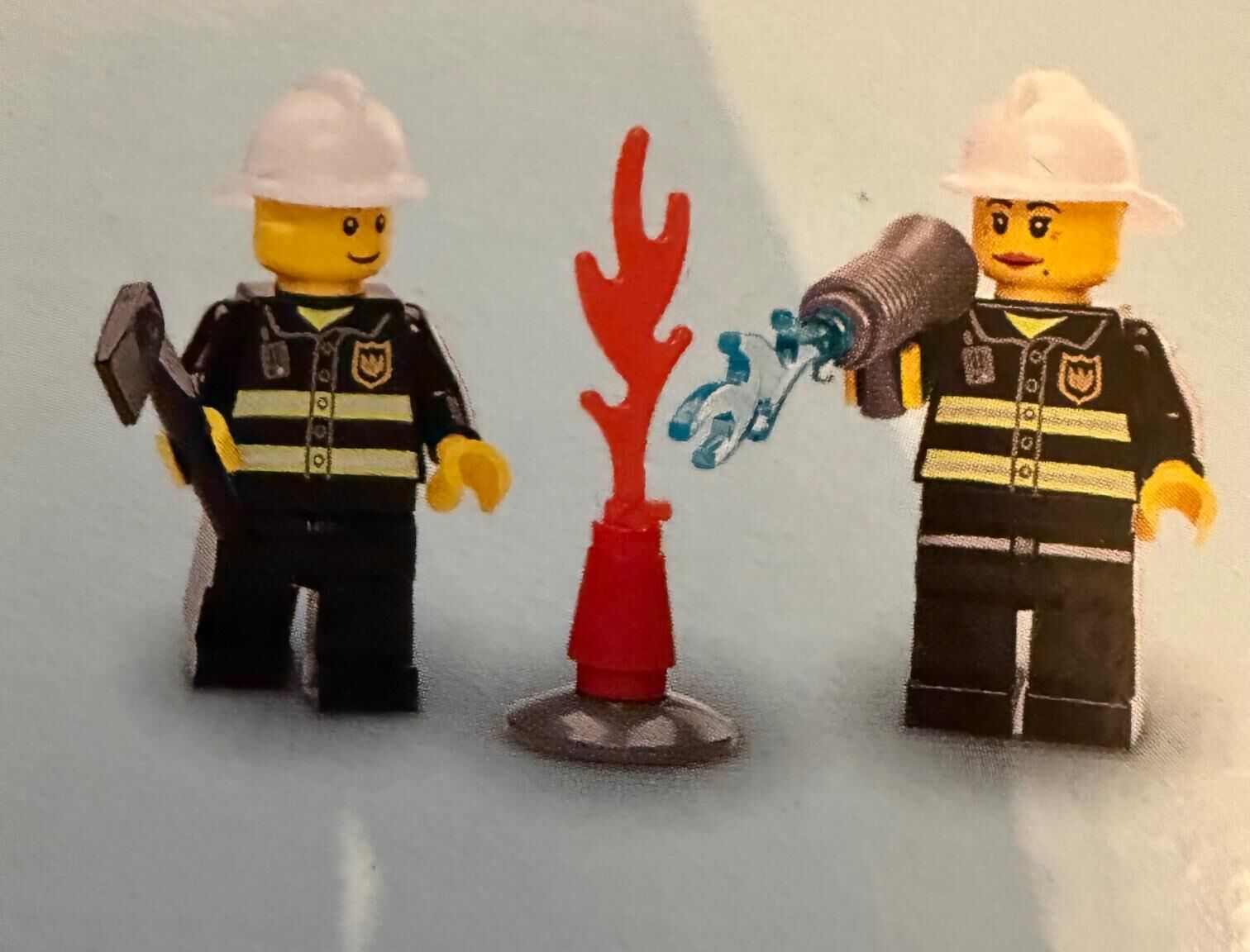 Lego Minifigür Fire - Reflective Stripes cty0120/cty0090a