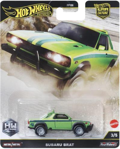 Hot Wheels Premium Car Culture Off Road Subaru Brat JBK72