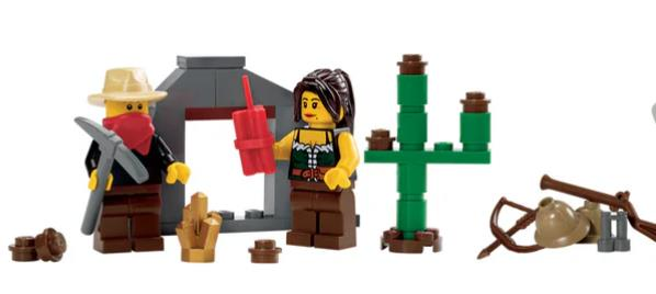 Lego Minifigür Gold Prospector edu022/edu021a