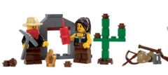 Lego Minifigür Gold Prospector edu022/edu021a
