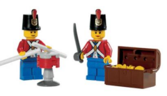 Lego Minifigür Imperial Soldier II pi136/pi135a