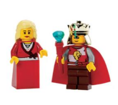 Lego Minifigür Kingdoms Lion King Quarters cas482a/twn134