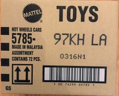 Hot Wheels Kısa Karton 72'li Kutu 5785-97KHLA
