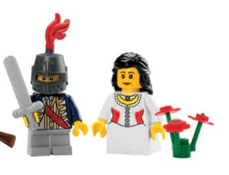 Lego Minifigür Kingdoms - Princess cas477/cas476a