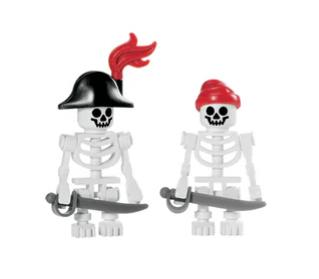 Lego Minifigür Skeleton, Fantasy Era Torso gen037/gen036