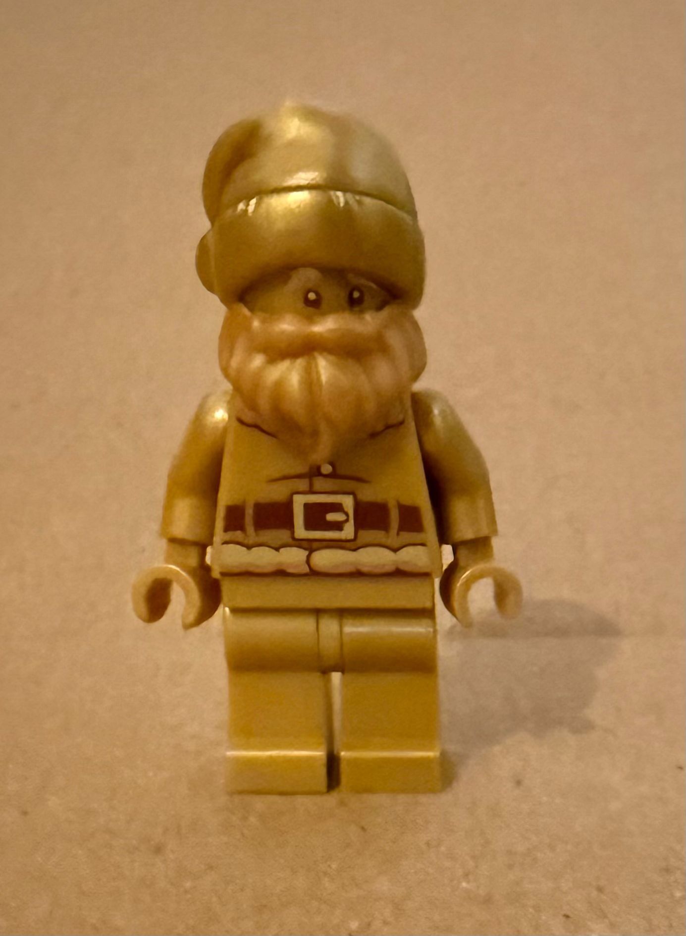 Orjinal Lego Minifigür Gold Noel Baba