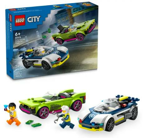 Lego City 60415 Polis Arabası ve Spor Araba Takibi