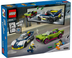 Lego City 60415 Polis Arabası ve Spor Araba Takibi