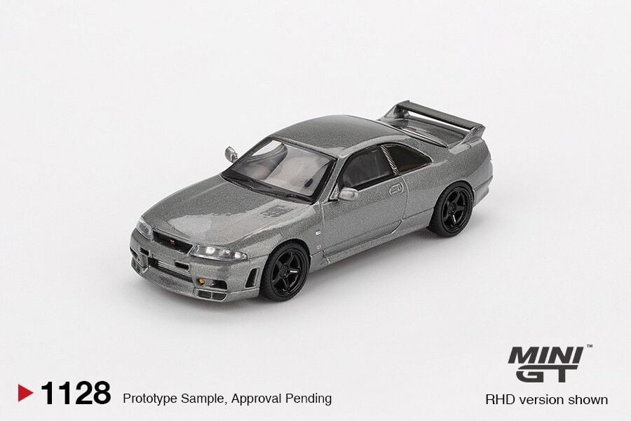 Mini GT NISSAN Skyline GT-R Dark Metal Gray (NISMO BCNR33 CRS Version) 1128