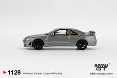 Mini GT NISSAN Skyline GT-R Dark Metal Gray (NISMO BCNR33 CRS Version) 1128