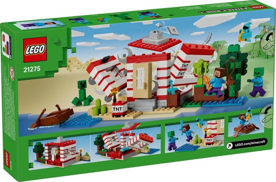 Lego Minecraft TNT Büyük Orman Evi 21275