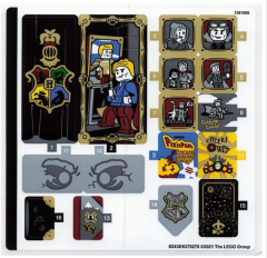 Lego 76389 Hogwarts Chamber of Secrets - YAPIM KILAVUZU / STICKER -