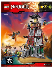 Lego 70594 The Lighthouse Siege - YAPIM KILAVUZU / STICKER -