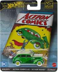 Hot Wheels Premium Pop Culture Action Comis #1 - Action Sedan HVJ50