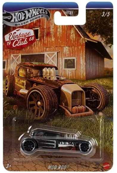 Hot Wheels Silver Series 1968 Vintage Club Mod Rod JKY33