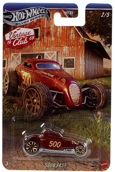 Hot Wheels Silver Series 1968 Vintage Club Sooo Fast JKY32