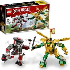 LEGO® Nınjago Lloyd’un Robot Savaşı Evo 71781 - 6 Yaş ve Üzeri Çocuklar Için Altın Lloyd ve Kemik Savaşçı Içeren Yaratıcı Oyuncak Yapım Seti (223 Parça)