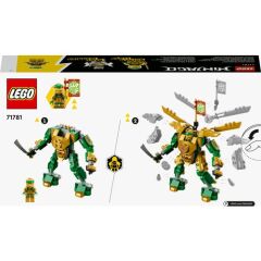 LEGO® Nınjago Lloyd’un Robot Savaşı Evo 71781 - 6 Yaş ve Üzeri Çocuklar Için Altın Lloyd ve Kemik Savaşçı Içeren Yaratıcı Oyuncak Yapım Seti (223 Parça)