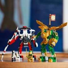 LEGO® Nınjago Lloyd’un Robot Savaşı Evo 71781 - 6 Yaş ve Üzeri Çocuklar Için Altın Lloyd ve Kemik Savaşçı Içeren Yaratıcı Oyuncak Yapım Seti (223 Parça)