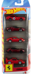 Hot Wheels 5 Car Gift Pack - 2026 Ferrari Pack