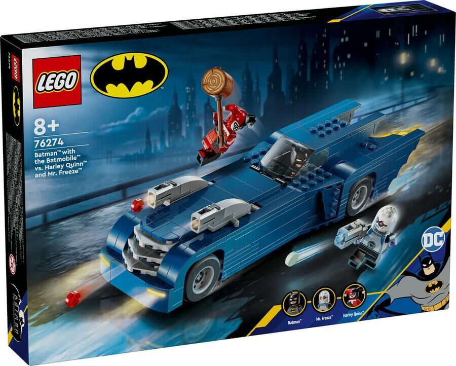 Lego Batman DC Batmobile™ ile Batman™, Harley Quinn™ ve Mr. Freeze™’e Karşı 76274