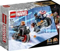 Lego Marvel Black Widow ve Kaptan Amerika Motosikletleri 76260