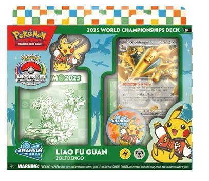Pokemon 2025 World Championship Deck: Liao Fu Guan