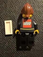 Orjinal Lego Minifigür Lego Store Employee Female