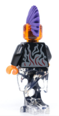 Orjinal Lego Minifigür Fiery Ghost with Pumpkin