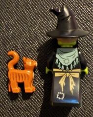 Orjinal Lego Minifigür Wicked Witch With Cat