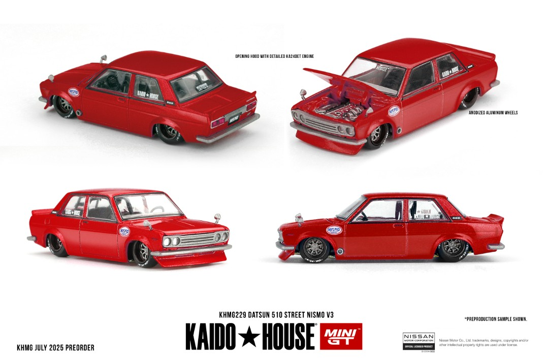 Kaido House x Mini GT Datsun 510 Street Nismo V3 229