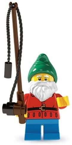 Lego Minifigür - Seri 4 - 8804 - 1 Lawn Gnome