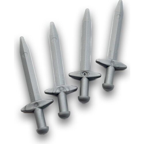 Lego Orijinal Parçalar - Minifigür Aksesuarları - Gri Kılıç (5 Adet)