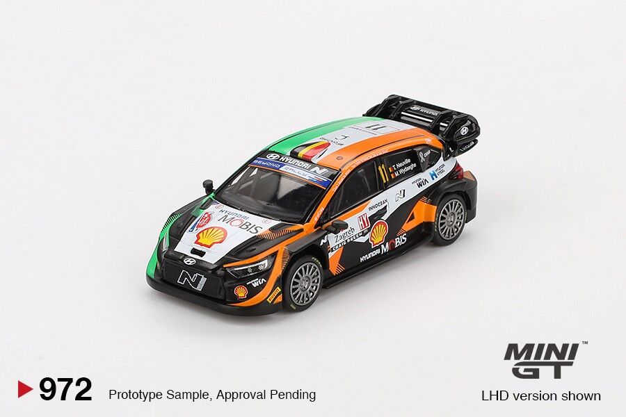 Mini GT Hyundai i20 N Rally1 #11 2023 Rally Croatia  Power Stage Winner 972
