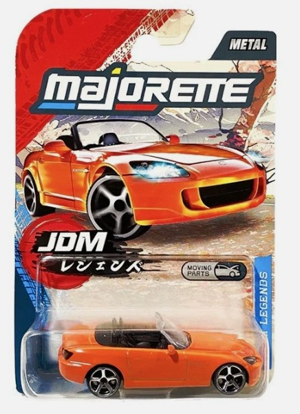 Majorette JDM Legends 2025 Honda S2000 Orange