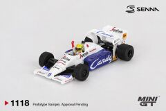 Mini GT Toleman TG184 #19 Ayrton Senna 1984 Monaco Grand Prix 2nd Place 1118