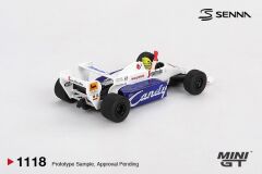 Mini GT Toleman TG184 #19 Ayrton Senna 1984 Monaco Grand Prix 2nd Place 1118