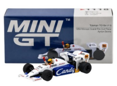 Mini GT Toleman TG184 #19 Ayrton Senna 1984 Monaco Grand Prix 2nd Place 1118