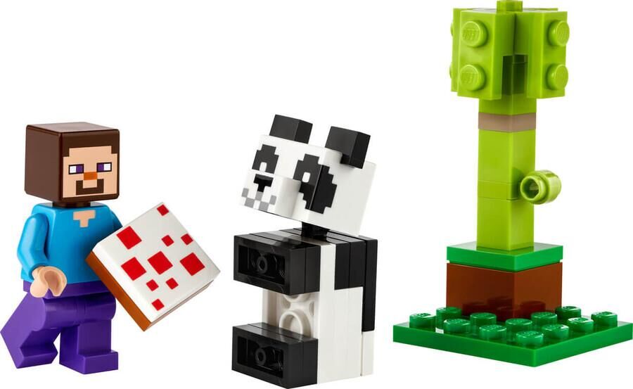 Lego Minecraft 30672 Steve And Baby Panda