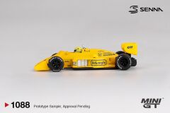 Mini GT Lotus 99T #12 Ayrton Senna 1987 Monaco Grand Prix Winner 1088
