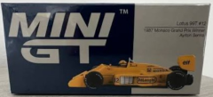 Mini GT Lotus 99T #12 Ayrton Senna 1987 Monaco Grand Prix Winner 1088