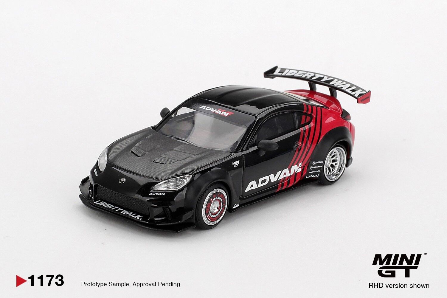 Mini GT Toyota GR86 LB★Nation Advan 1173