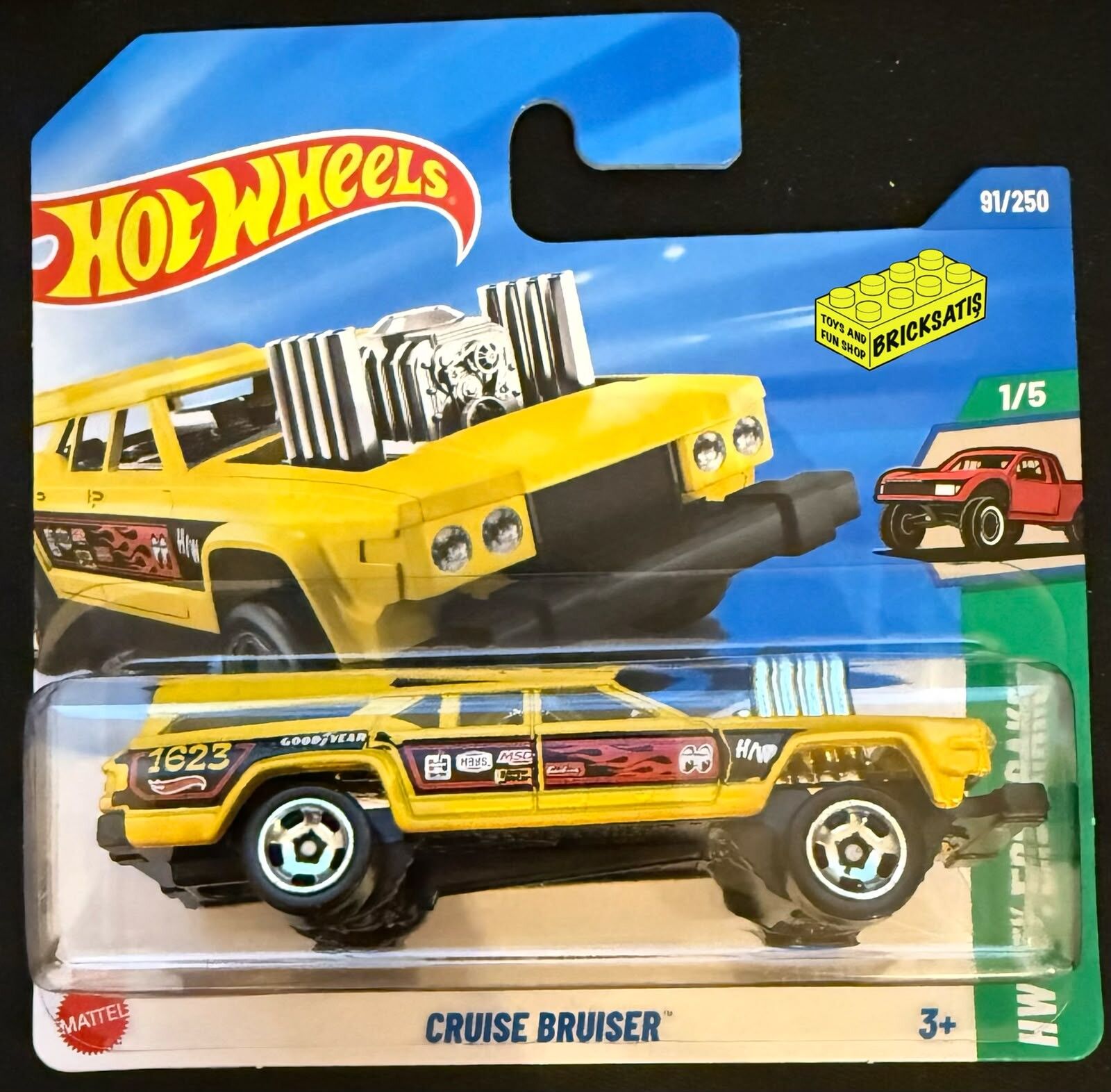 Hot Wheels Tekli Arabalar Cruise Bruiser HYX77 (Reverse Rake)