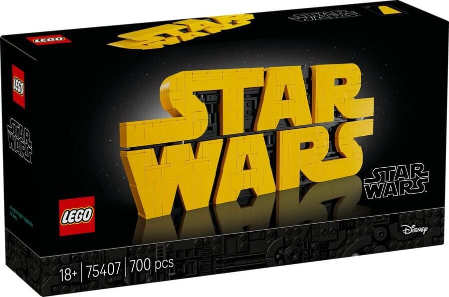 Lego Star Wars Parçalarla Yapılan Star Wars Logosu 75407