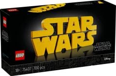 Lego Star Wars Parçalarla Yapılan Star Wars Logosu 75407