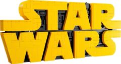 Lego Star Wars Parçalarla Yapılan Star Wars Logosu 75407