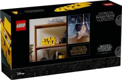Lego Star Wars Parçalarla Yapılan Star Wars Logosu 75407